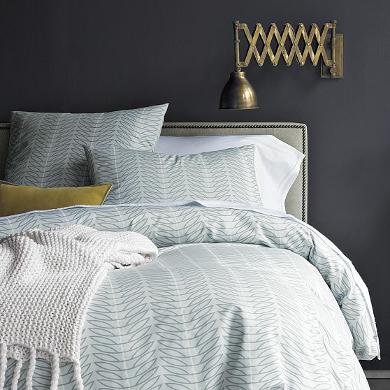 West Elm Organic Seedling Duvet Cover + Shams