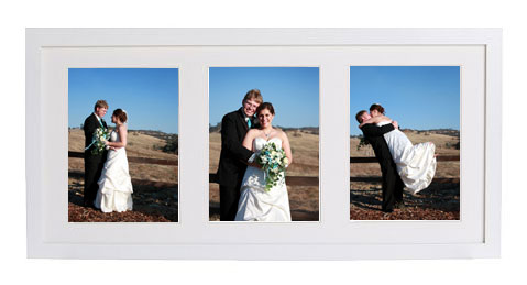 Our wedding photos in the IKEA RIBBA frame