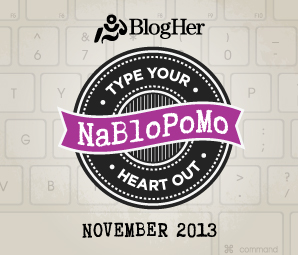 NaBloPoMo 2013