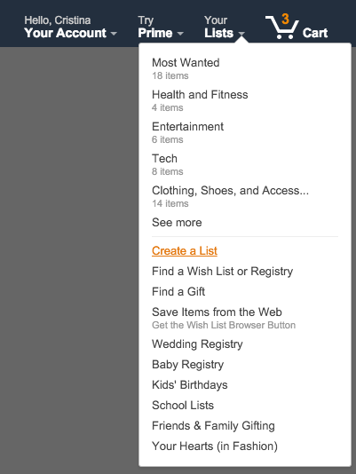 Step 1 - Create a list