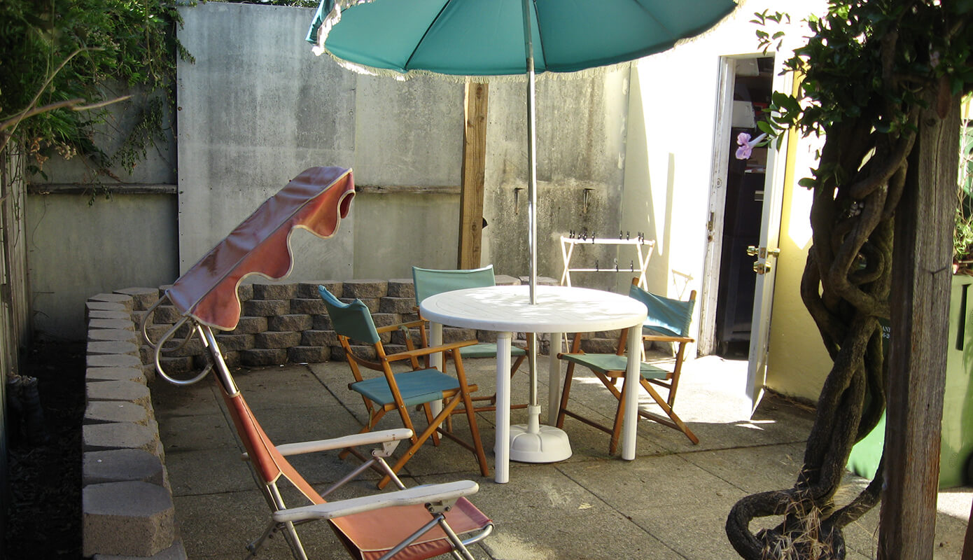 Backyard at The Duplex