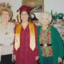 Me with my Nana (left) and Mormor (right), 2005