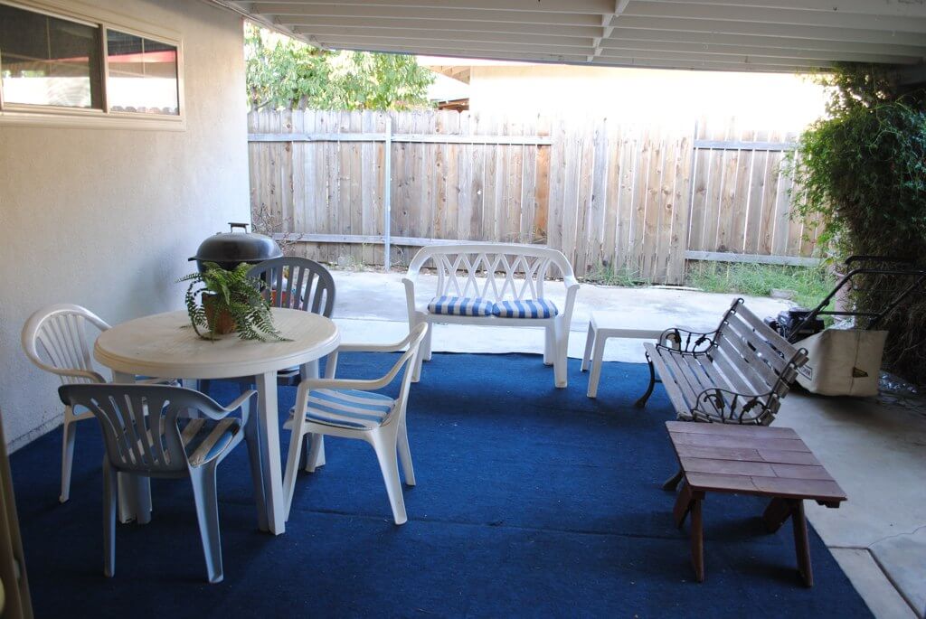 Back patio