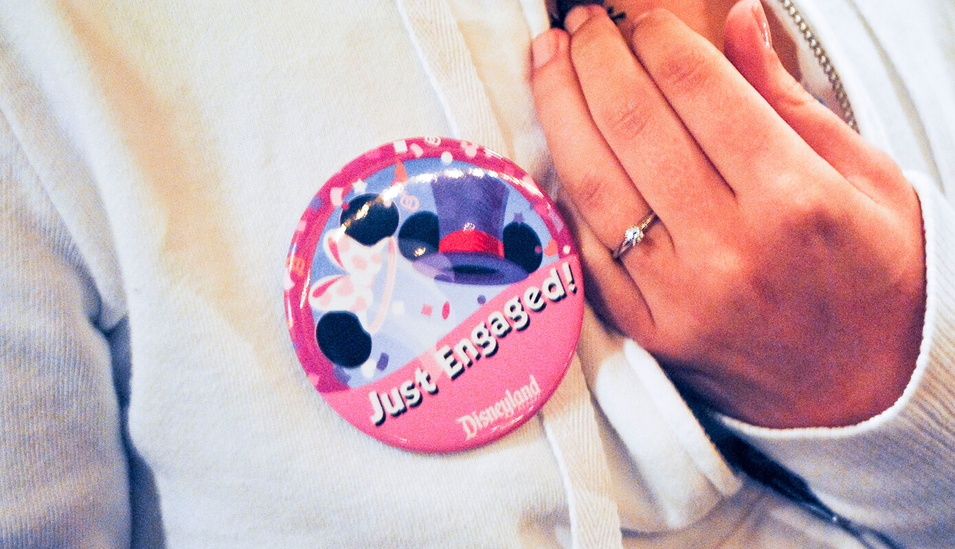 Engaged at Disneyland