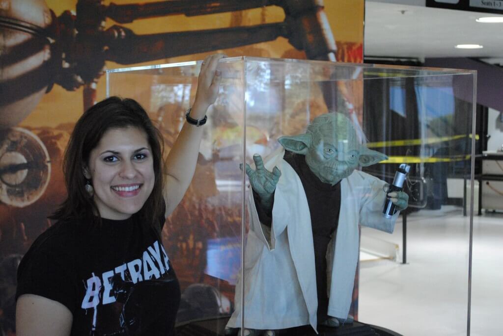 Me with Yoda at Star Wars in Concert