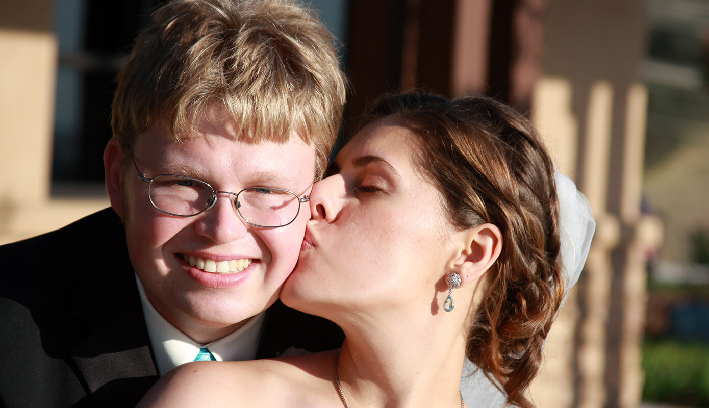 Us on Our Wedding Day