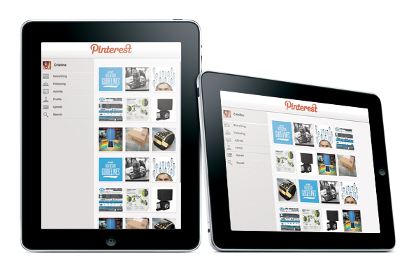 Pinterest iPad App Concept