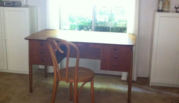 danish desk dining room