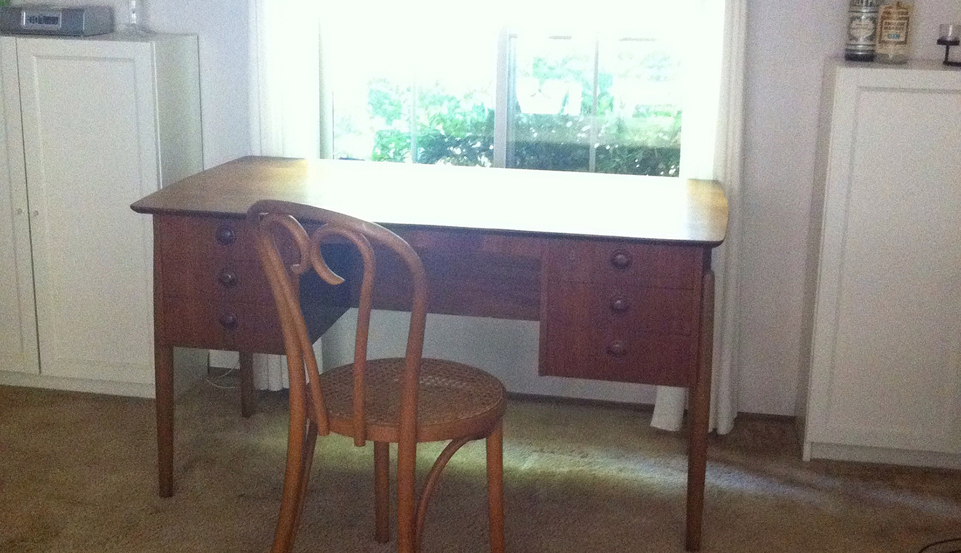 danish desk dining room