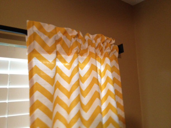 Chevron Curtains from SeamsSewBeautiful on Etsy
