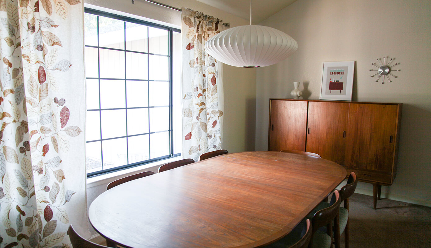 Finished dining room