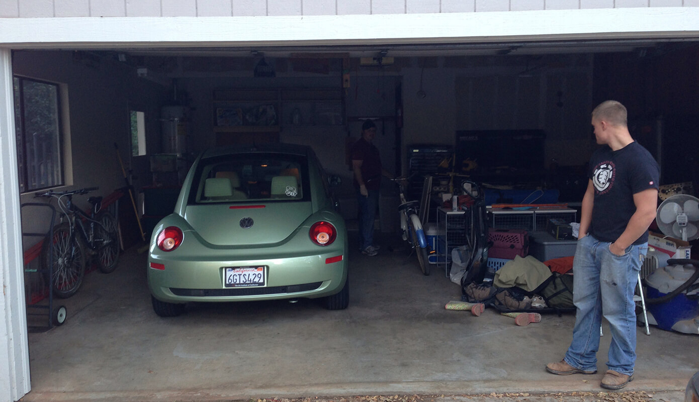 My car finally has a spot in the garage!