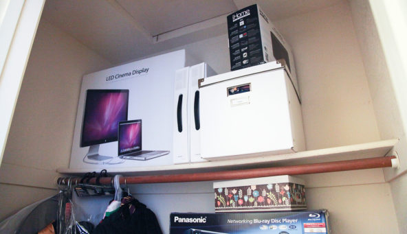 Office Closet Mess #thejanuarycure