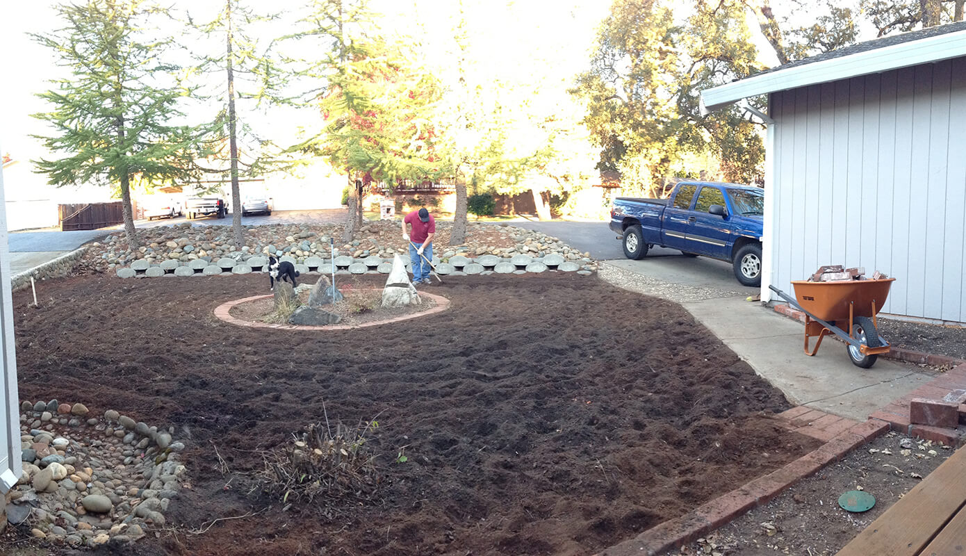 Front Yard Work in Progress