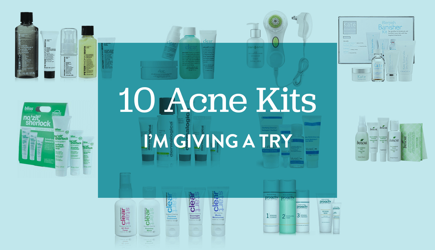 10 Acne Kits I'm Giving a Try #thelovelygeek