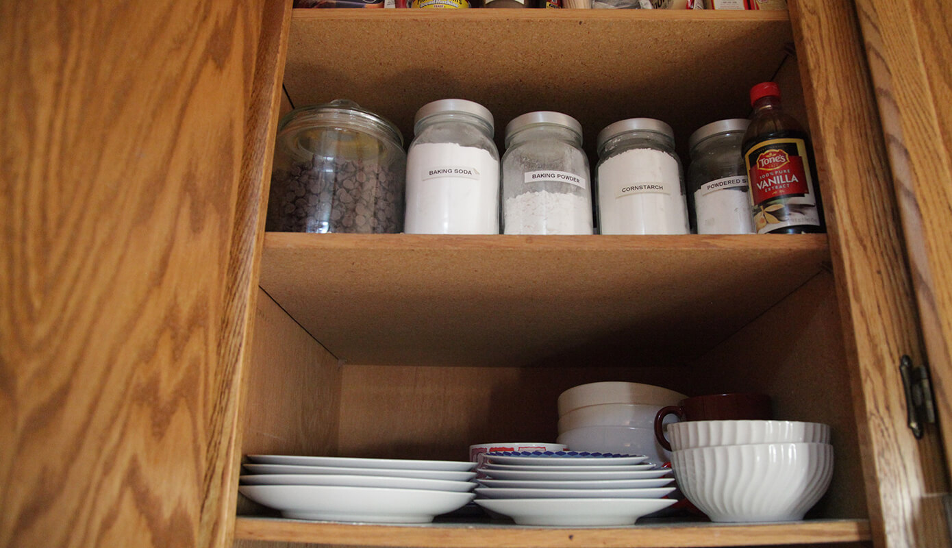 Organized Kitchen Plates