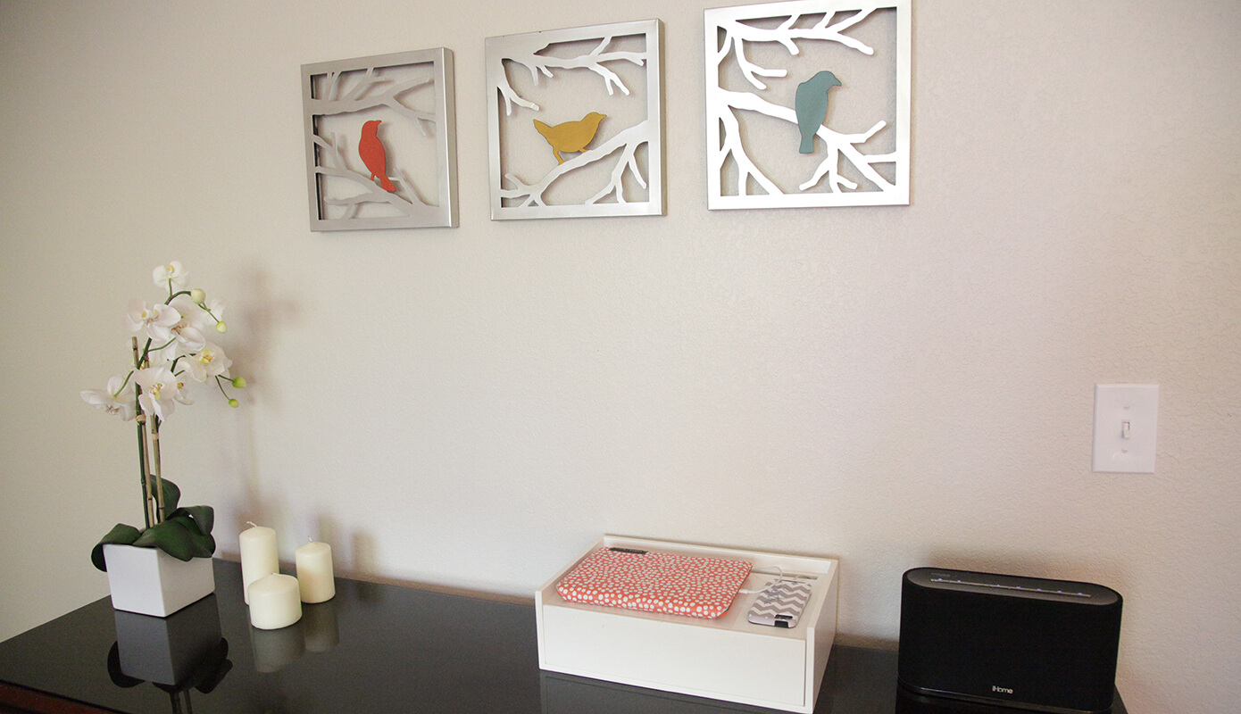 Decorating Above the Dresser