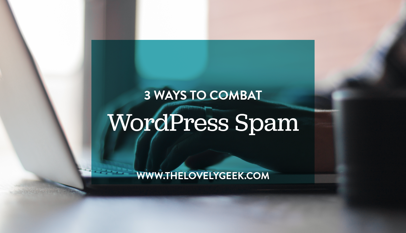 3 Ways to Combat WordPress Spam #thelovelygeek