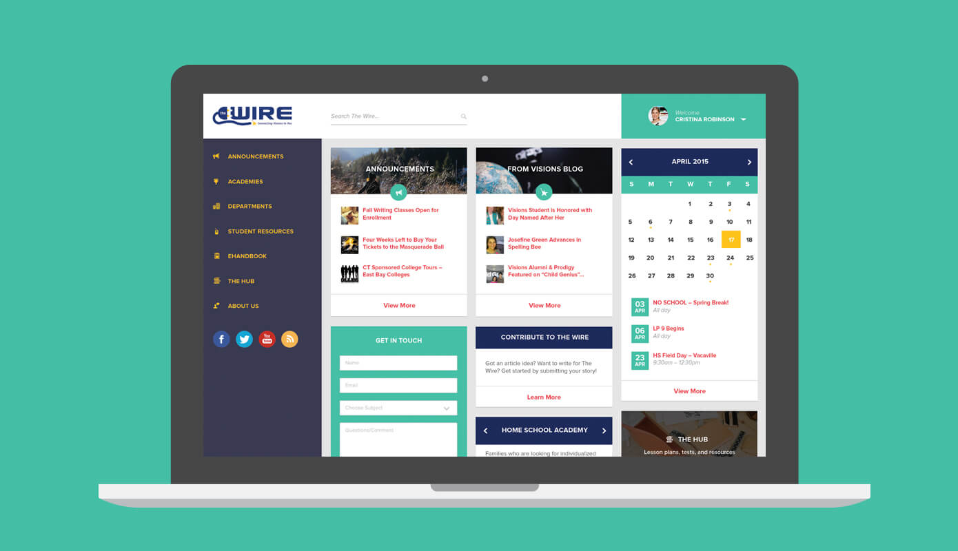 Design for VIEDU's The Wire
