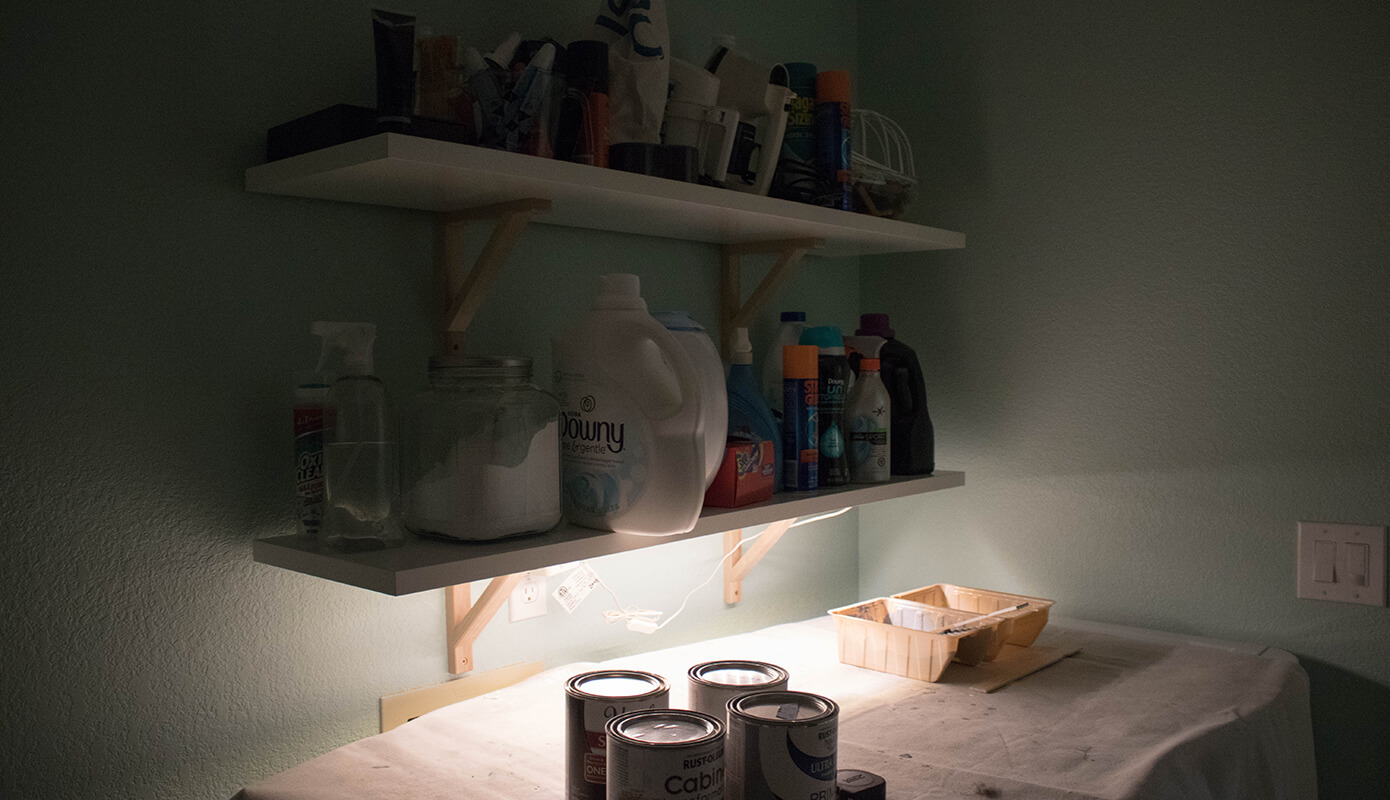 Laundry Room Work in Progress #thelovelygeek
