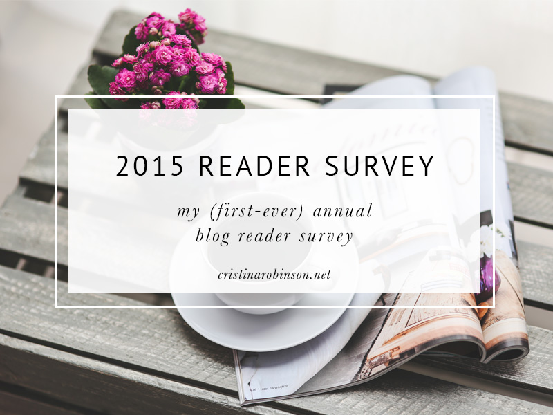 2015 Reader Survey