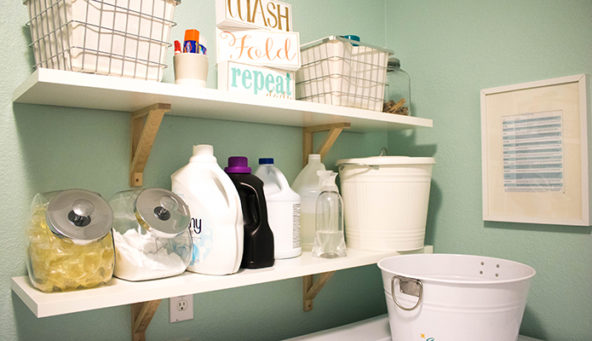 Laundry Room Reveal #thelovelygeek