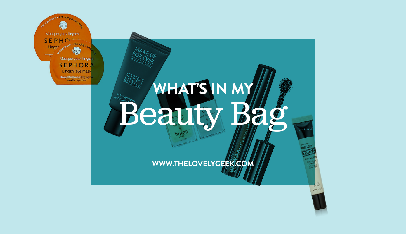 What's in My Beauty Bag: November 2015 #thelovelygeek