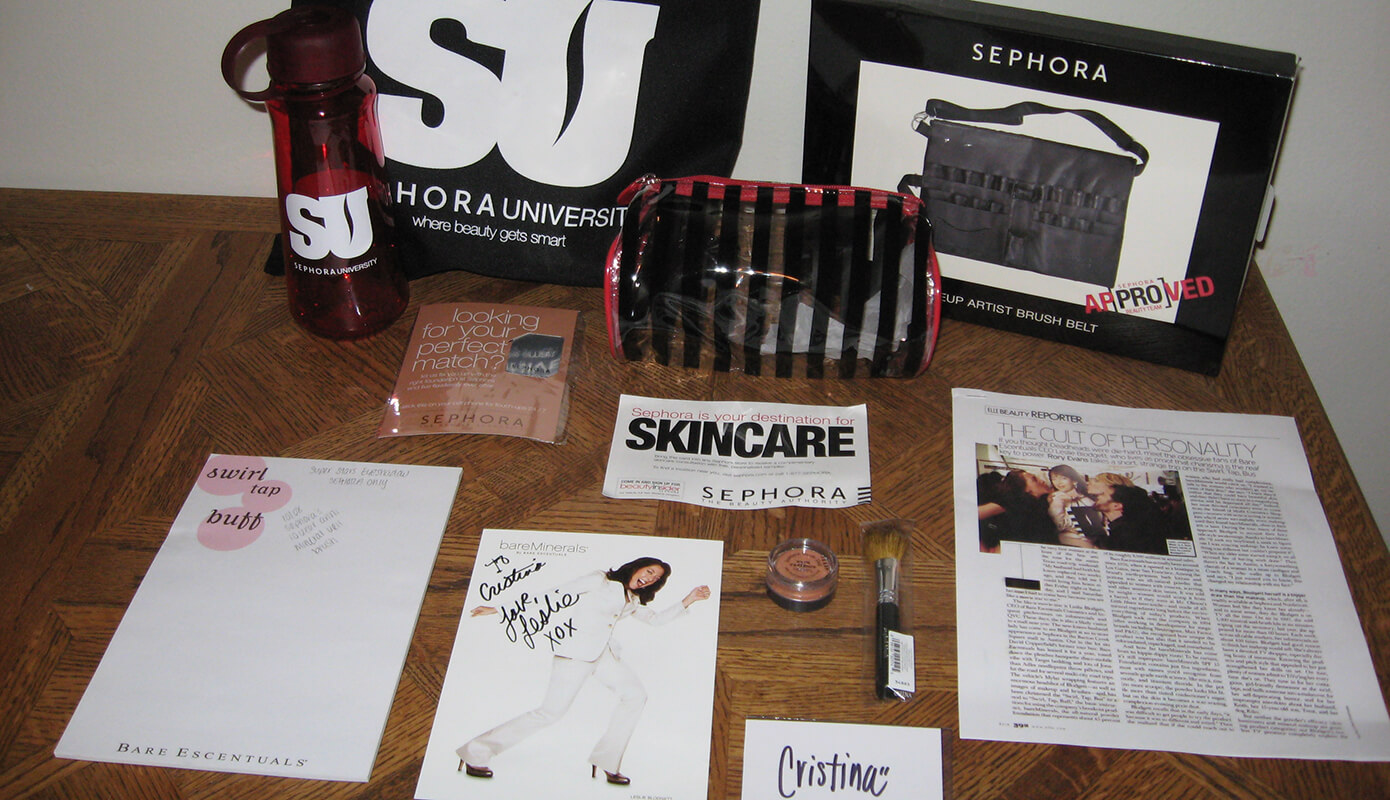 SWAG from the 2008 Sephora Minerals Master Class Event