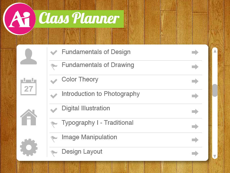 Class Planner List