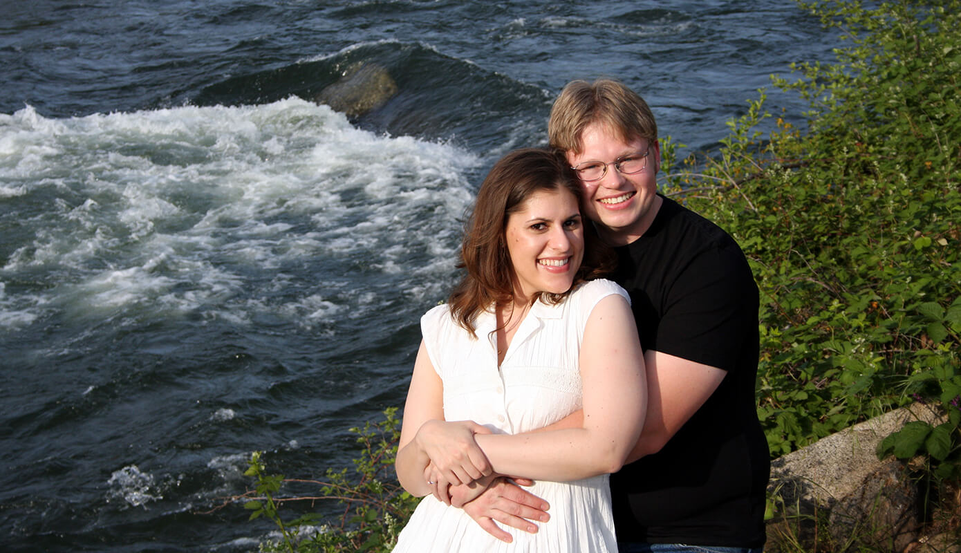 One of our engagement photos