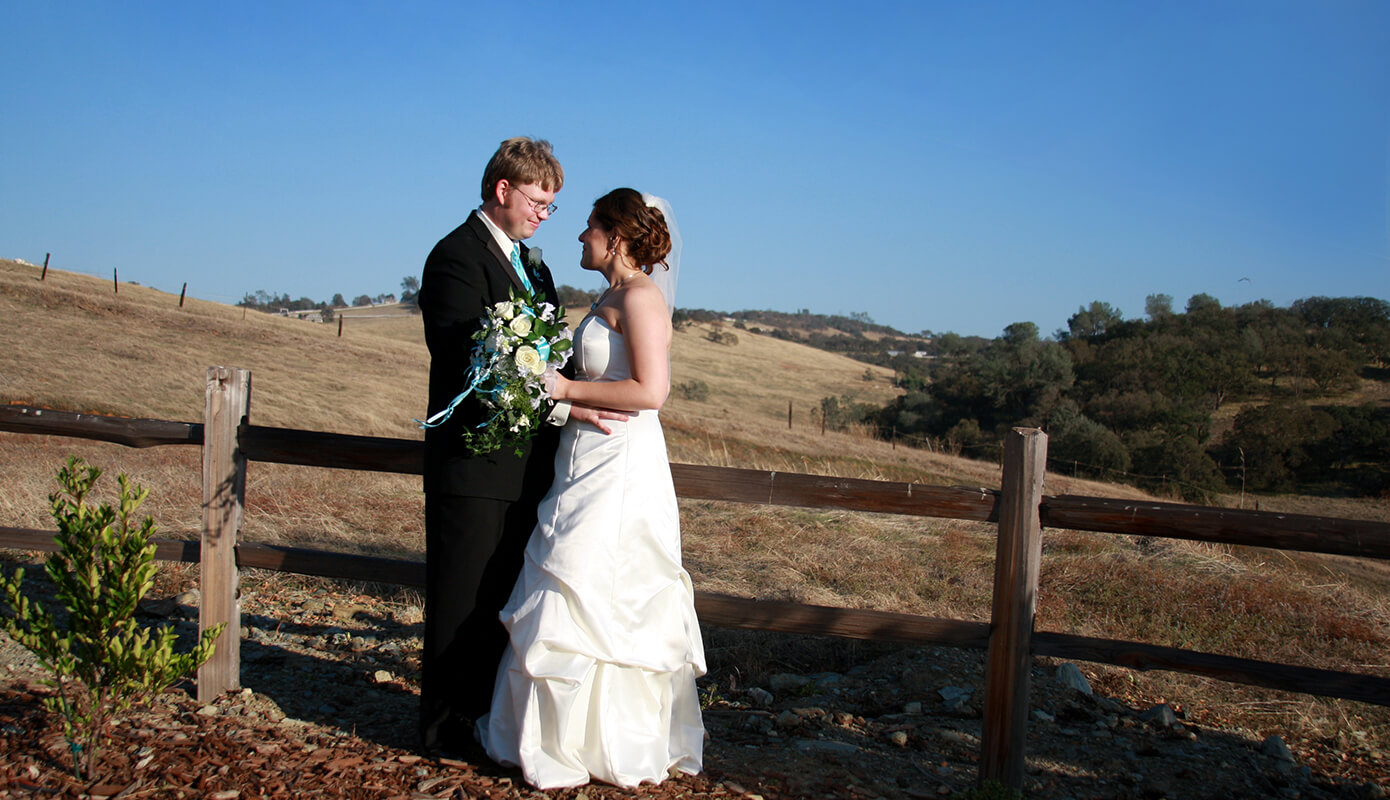 Joshua and I on our wedding day!