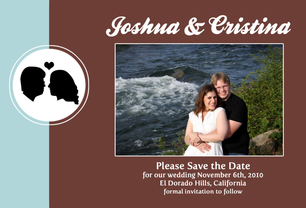 Our Save-the-Date card