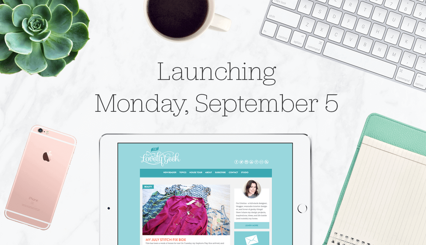 #thelovelygeek launching soon