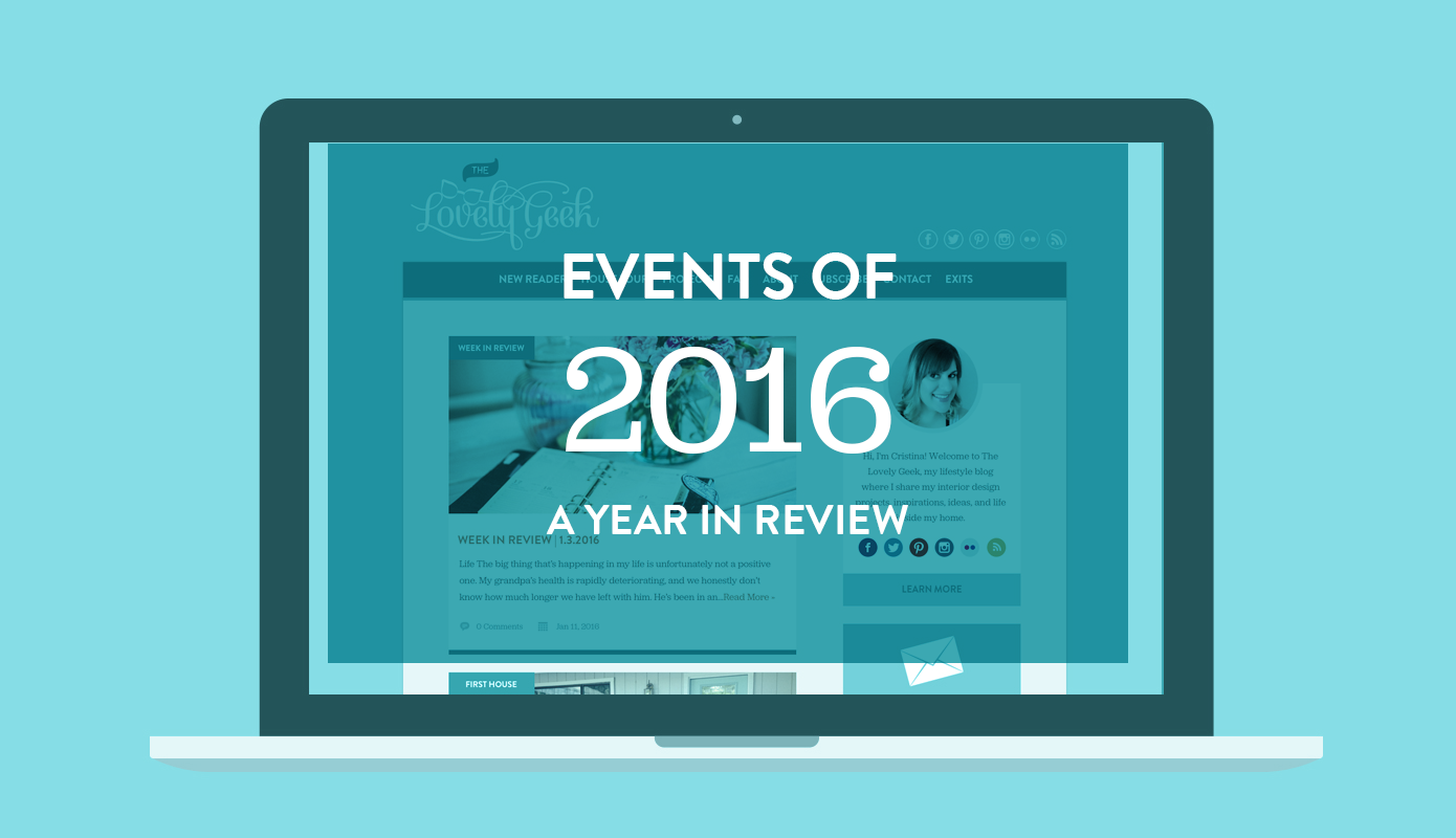 2016 A Year in Review #thelovelygeek