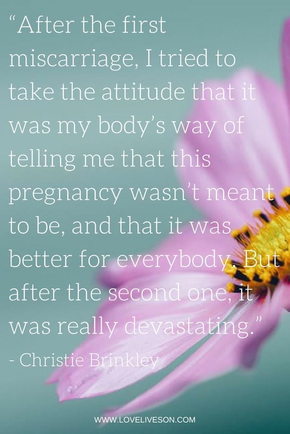 #christiebrinkley #miscarriage #quote
