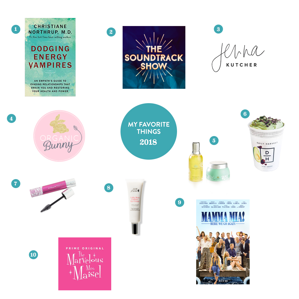 My Top 10 Favorite Things of 2018