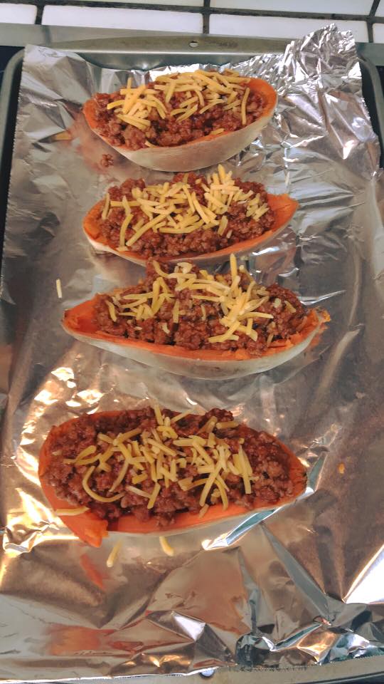 Crockpot Sloppy Joe Sweet Potatoes #dashingdish