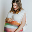 rainbow baby maternity photoshoot