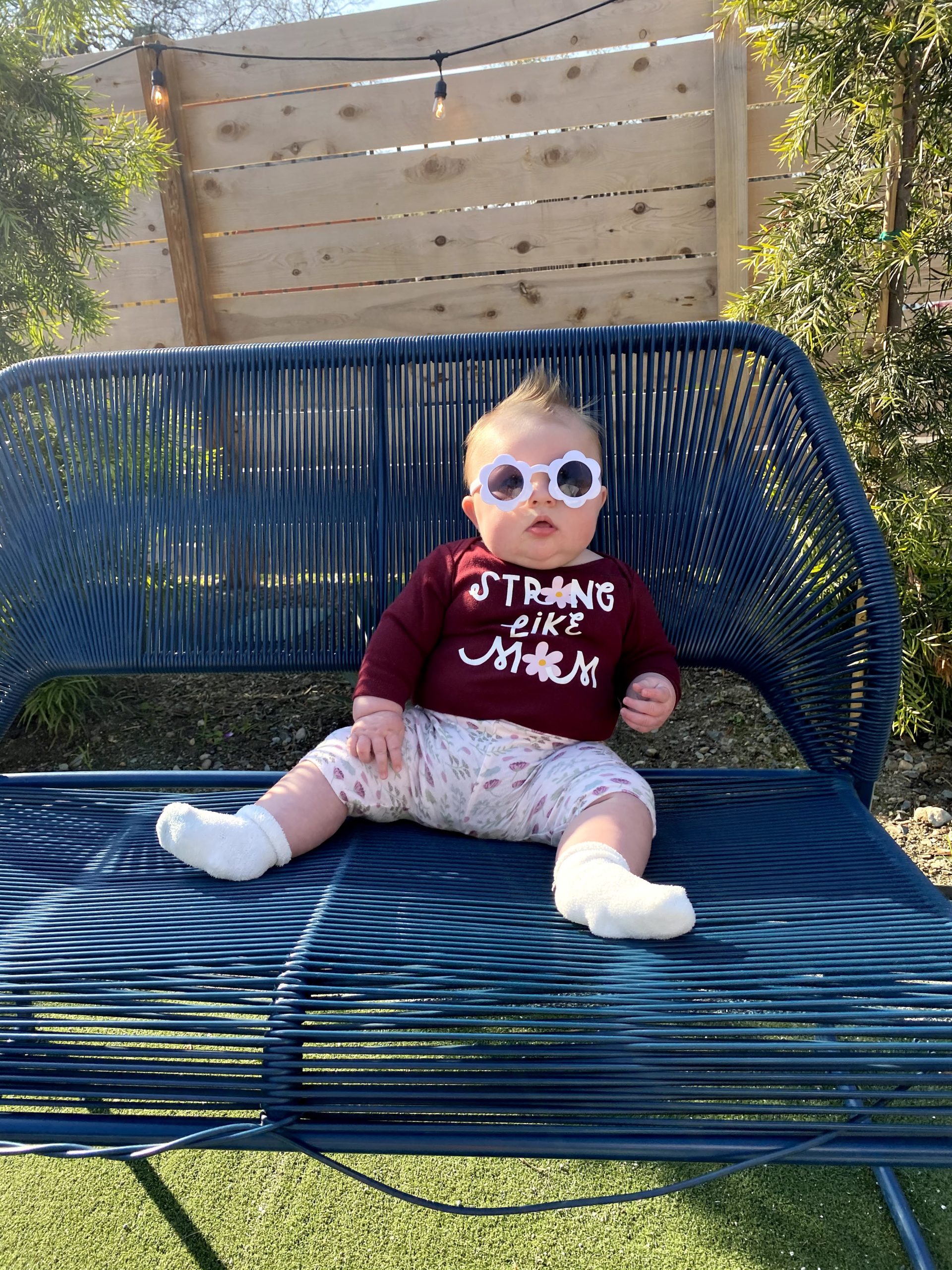 Lily hanging out at Shangri-La